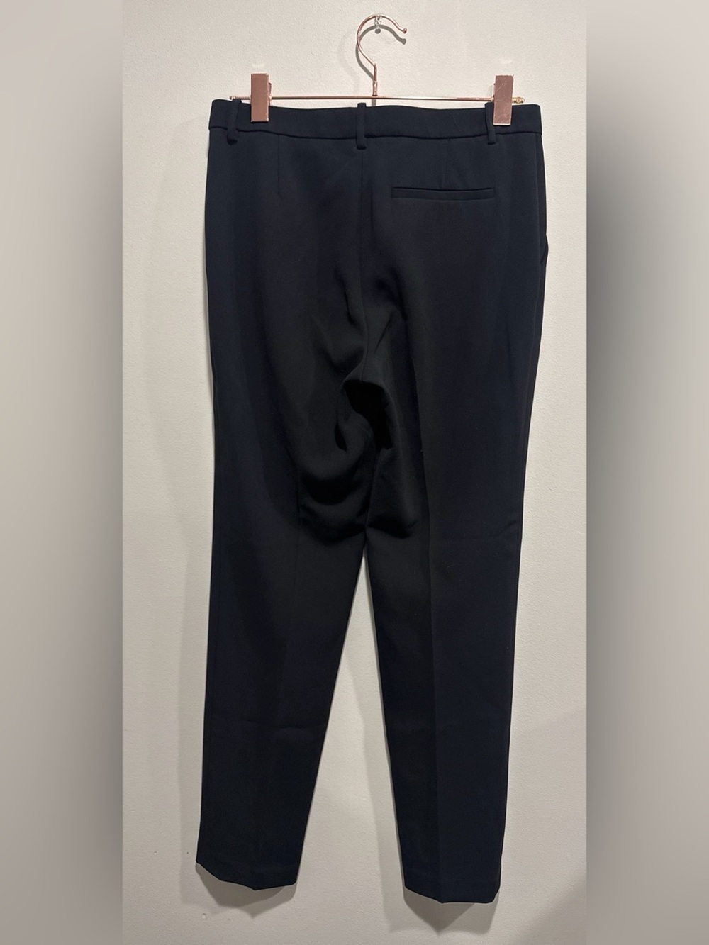 Theory Black Tailored Slim Ankle Trousers Size 4 Made USA - Picture 3 of 5